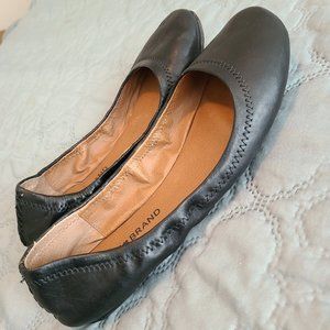 Lucky Brand Leather Flats- worn once